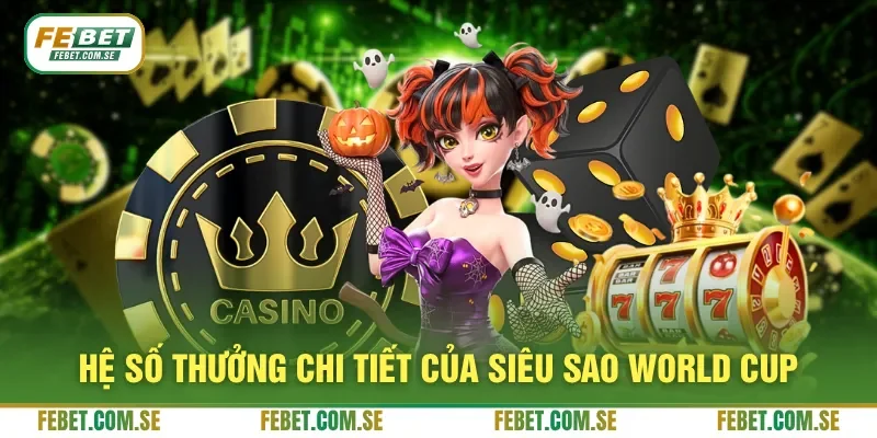 Hệ số thưởng chi tiết của Siêu Sao World Cup