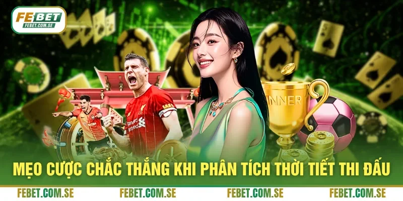Mẹo cược chắc thắng khi phân tích thời tiết thi đấu