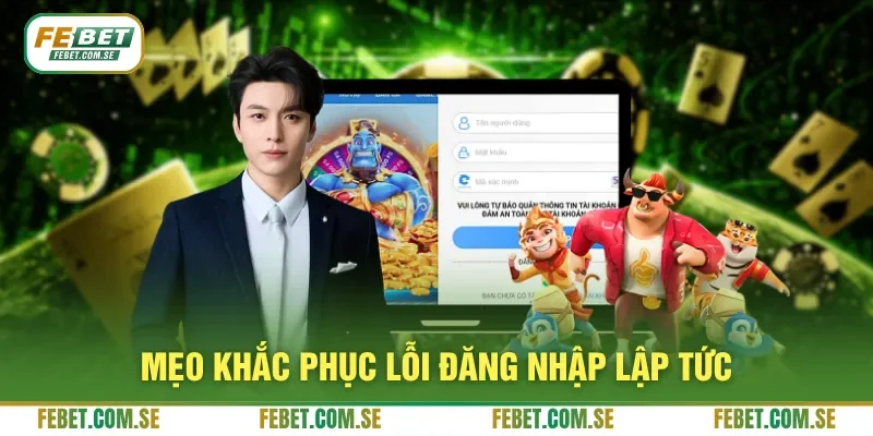 Mẹo khắc phục lỗi đăng nhập lập tức