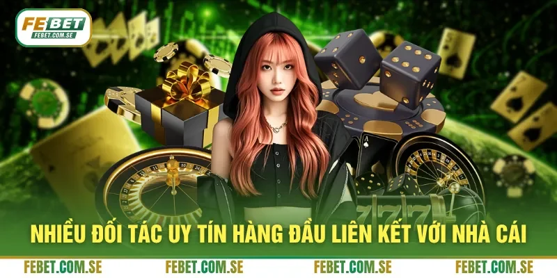 Nhiều đối tác uy tín hàng đầu liên kết với nhà cái