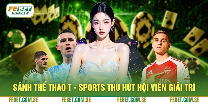 Sảnh thể thao T - sports thu hút hội viên giải trí